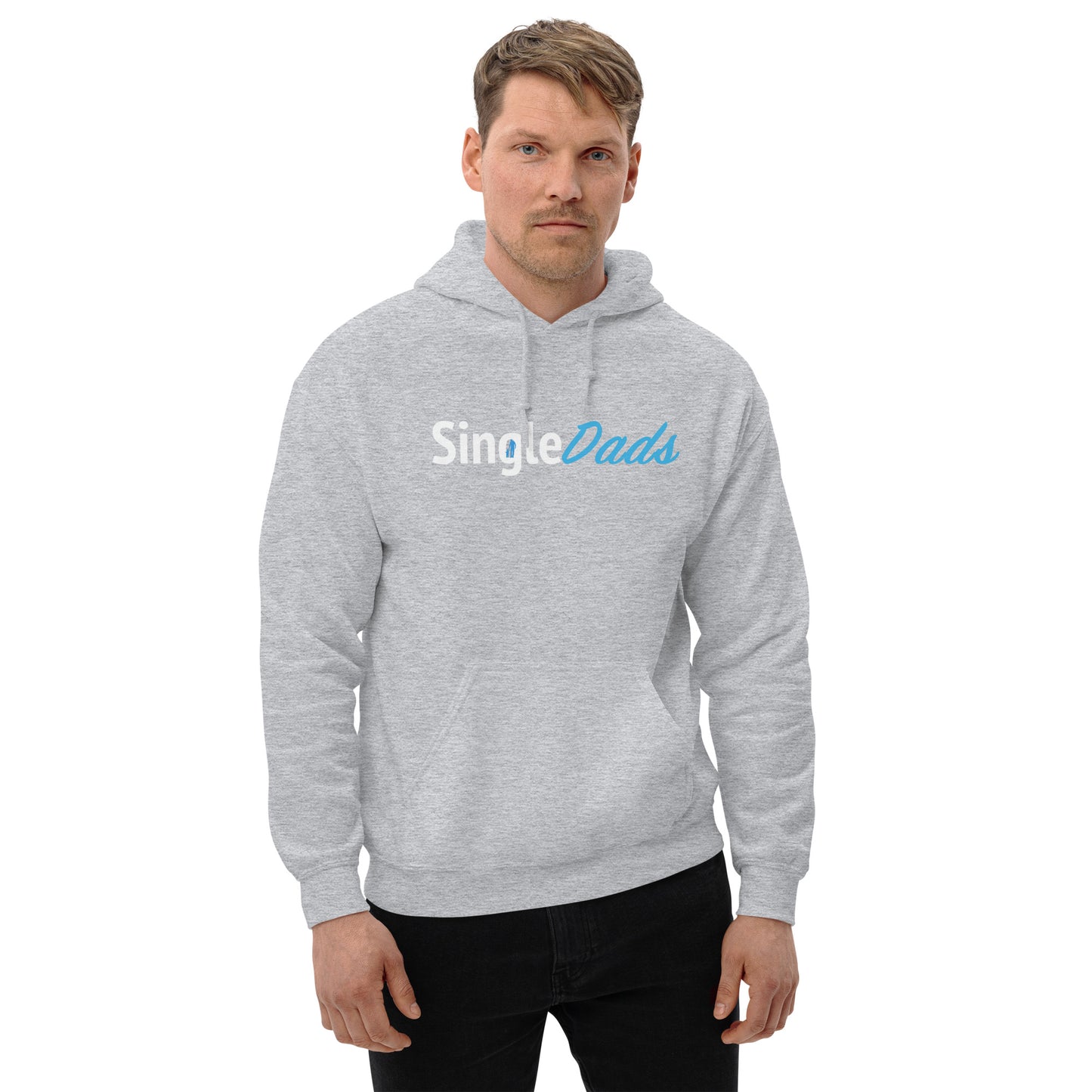 SingleDads Hoodie Color: Sport Grey