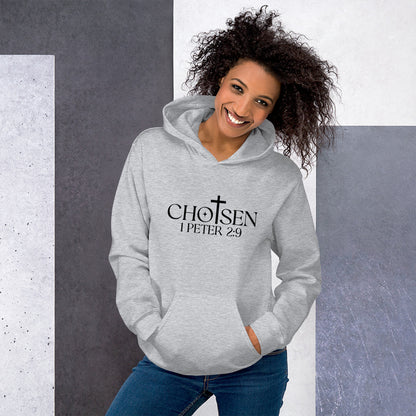 Chosen 1 Peter 2:9 Hoodie - Color: Red