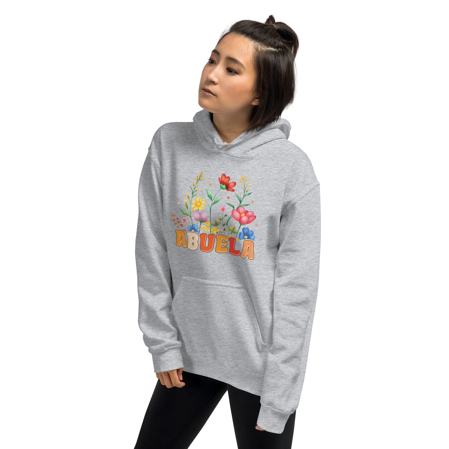 Abuela Hoodie (Wear Your Abuela Title with Pride) - Color: Black