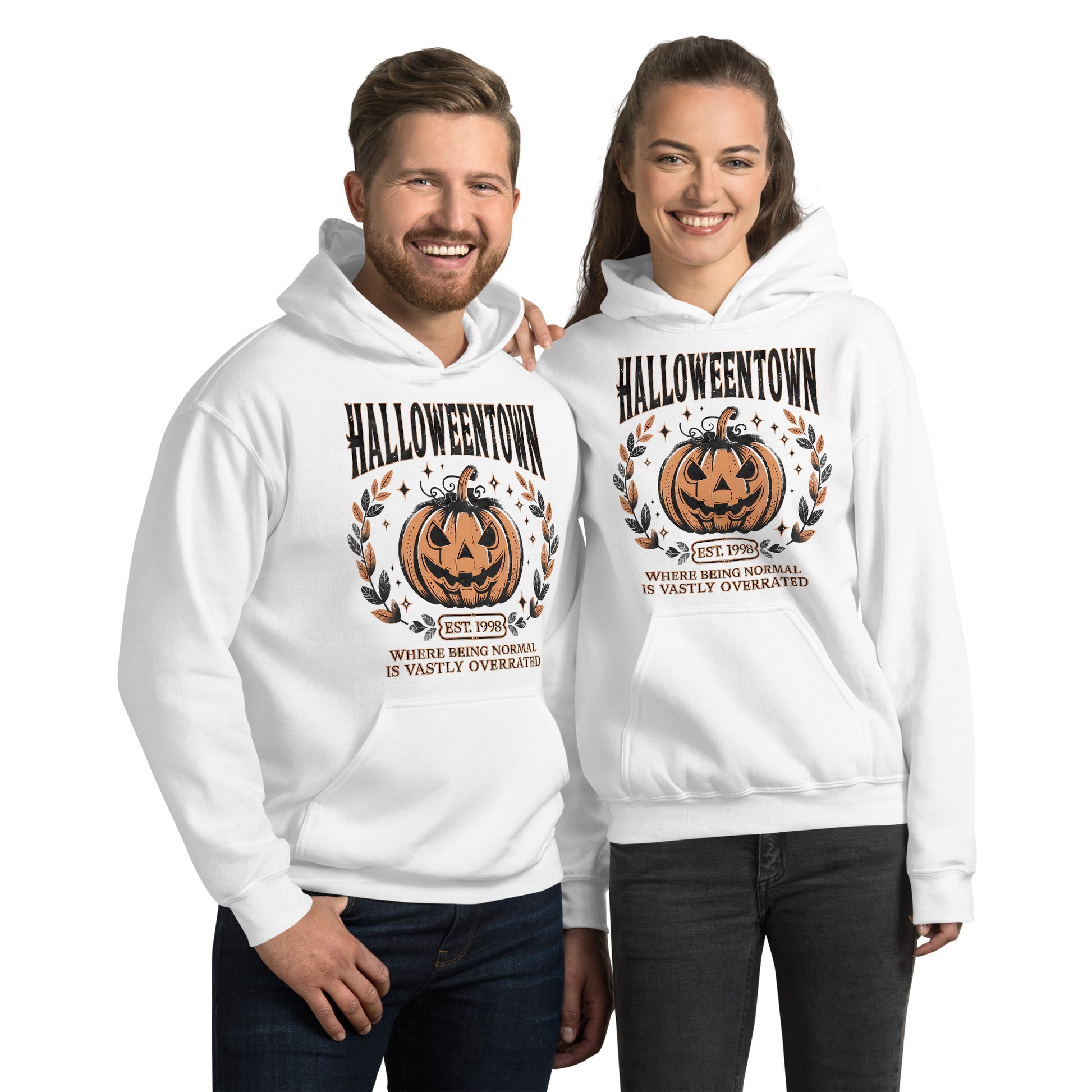 Halloweentown Hoodie Color: White