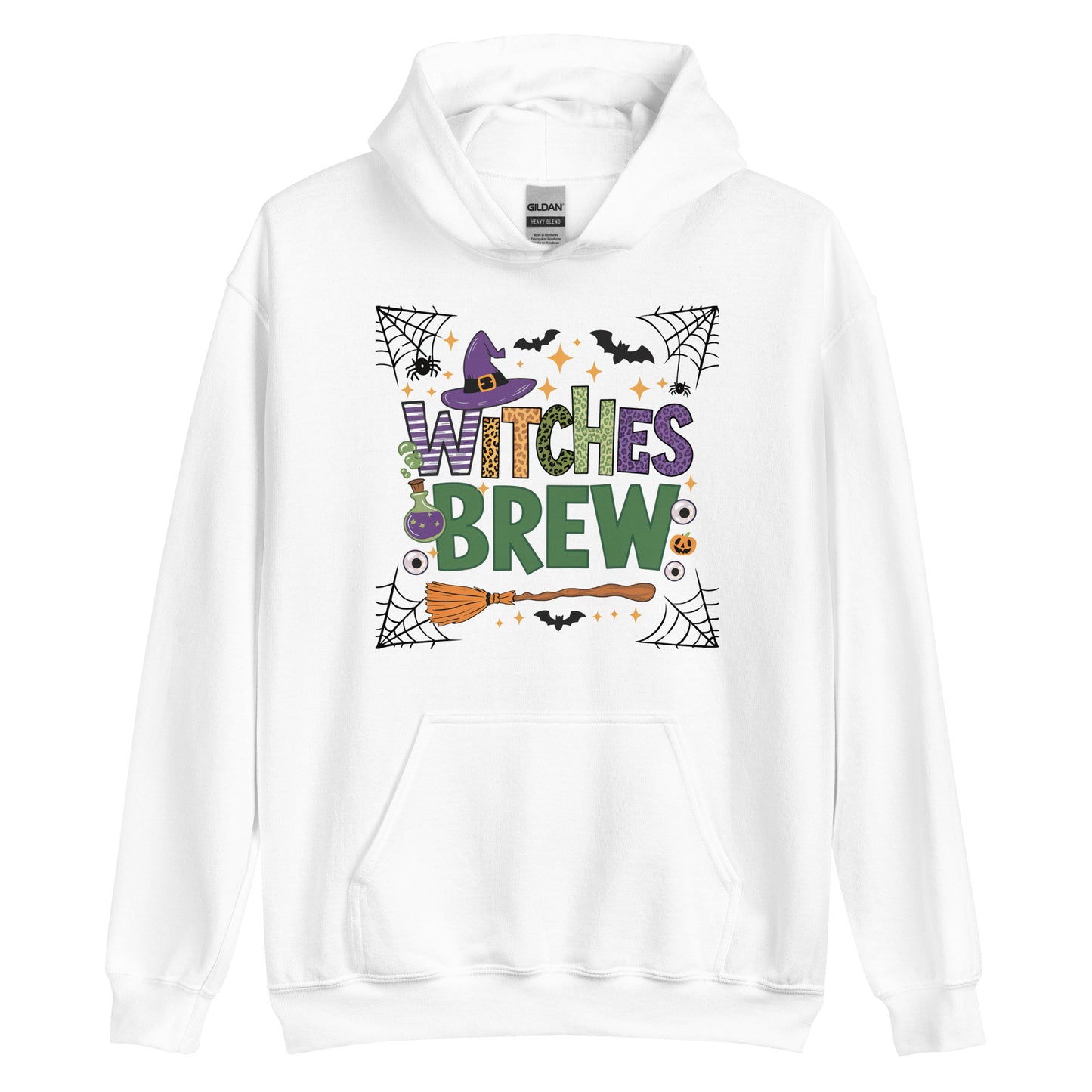 Witches Brew Hoodie (Halloween Witch) - Color: White