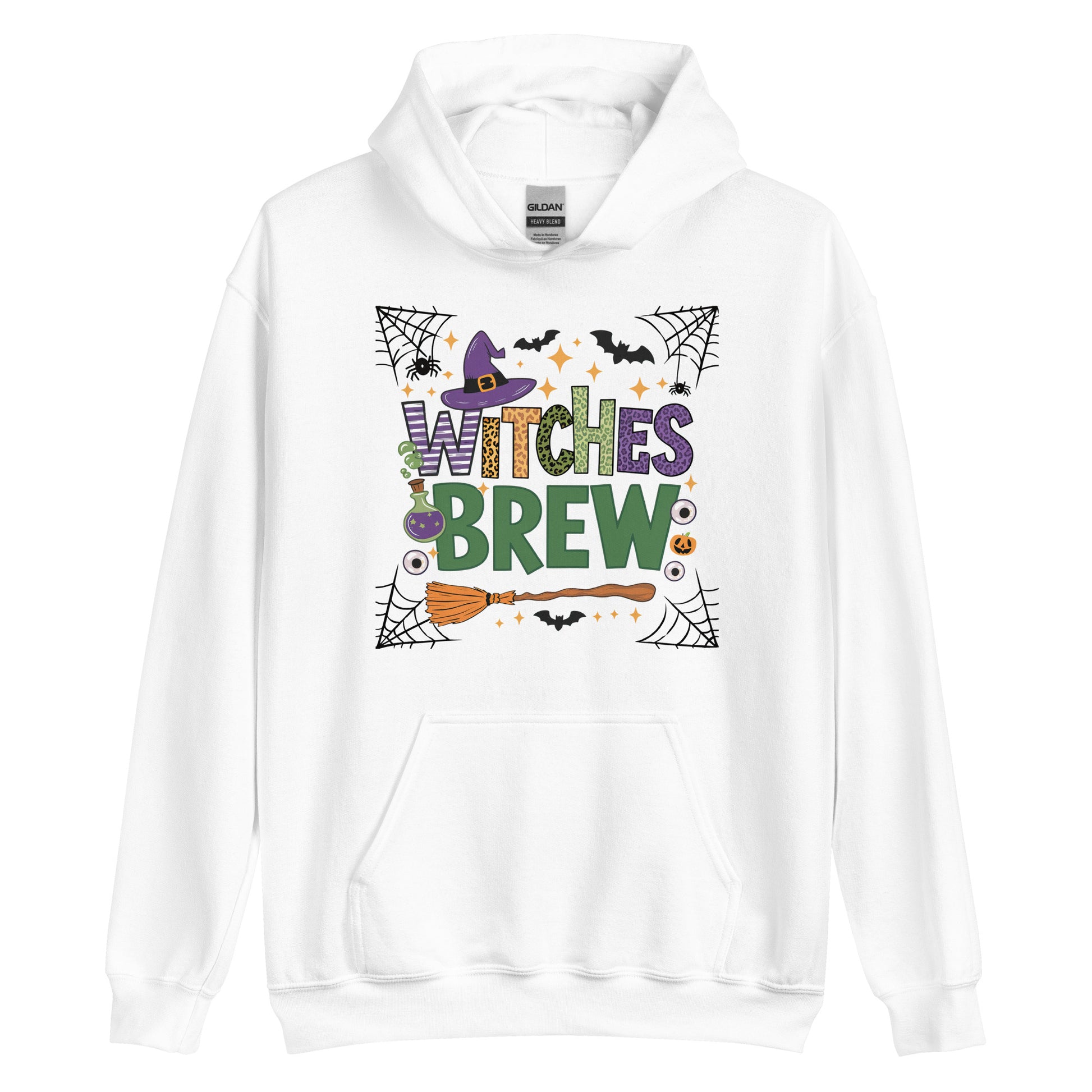 Witches Brew Hoodie (Halloween Witch) - Color: White