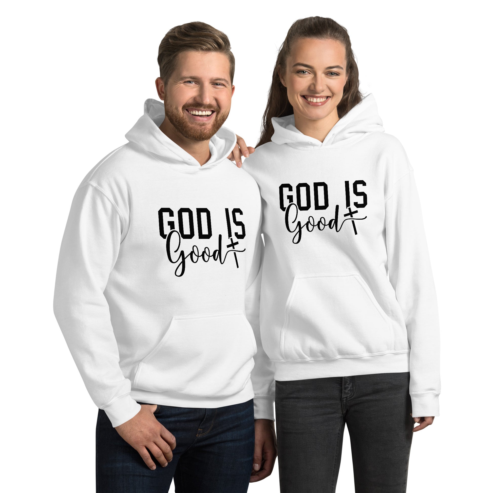 God is Good Hoodie - Color: White