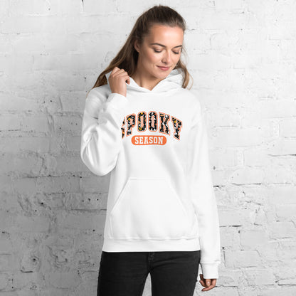 Spooky Season Hoodie (Halloween Theme) - Color: White