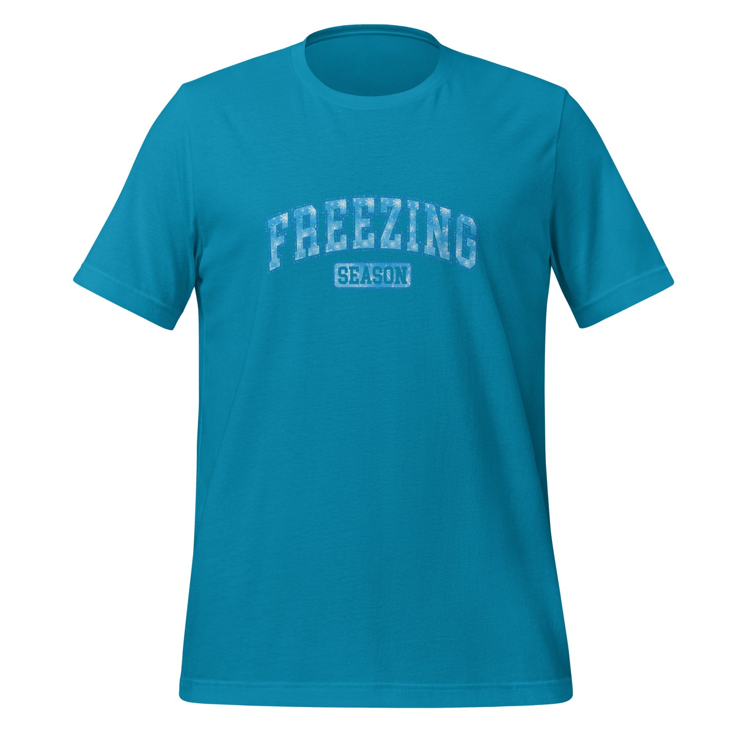 Freezing Season T-Shirt - Color: Aqua