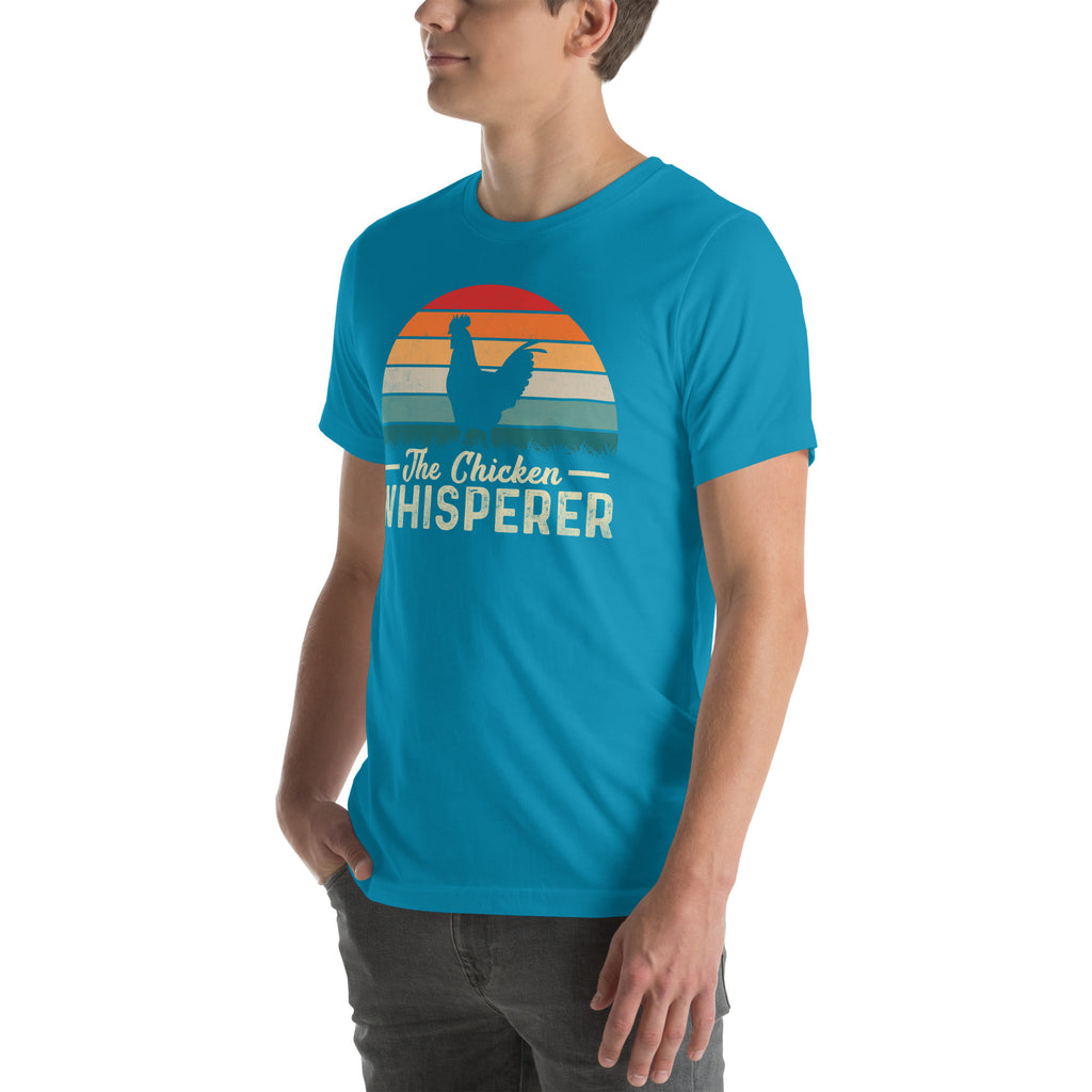 The Chicken Whisperer T-Shirt (Backyard Chickens) Color: Black Heather