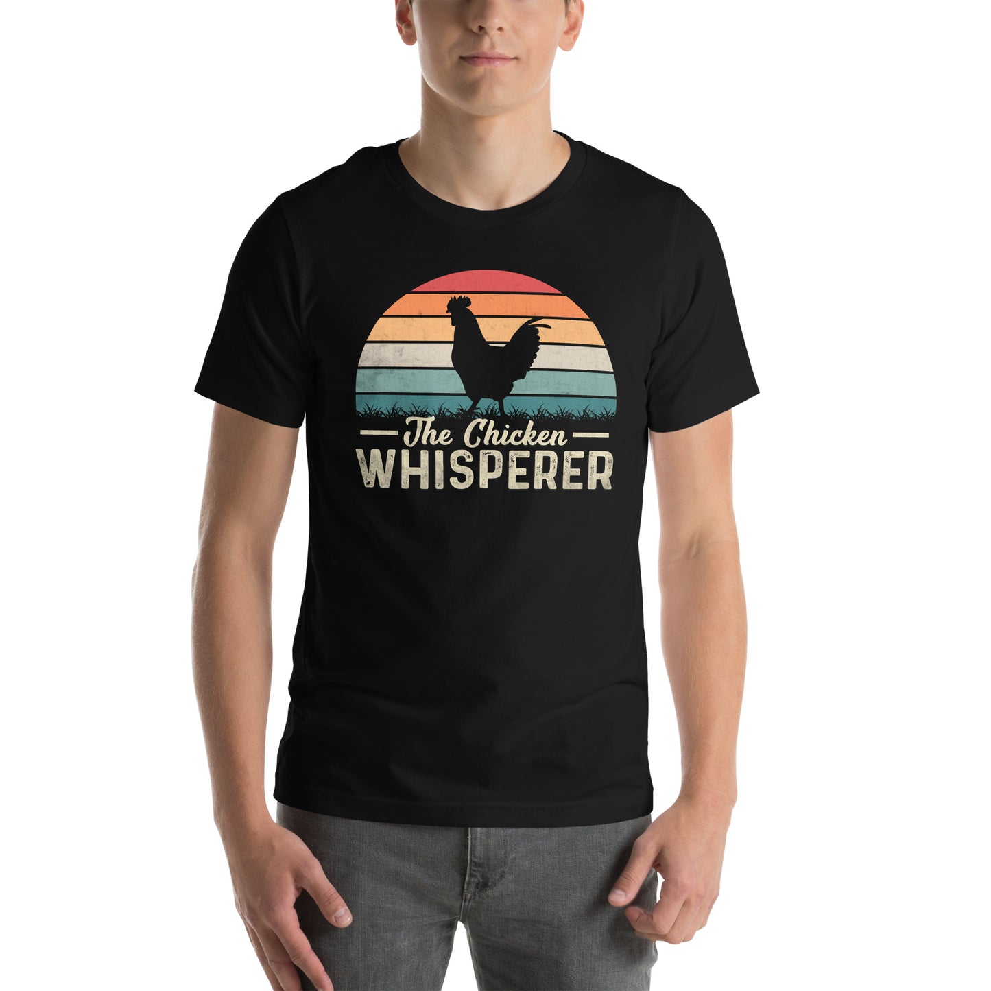 The Chicken Whisperer T-Shirt (Backyard Chickens) - Color: Black