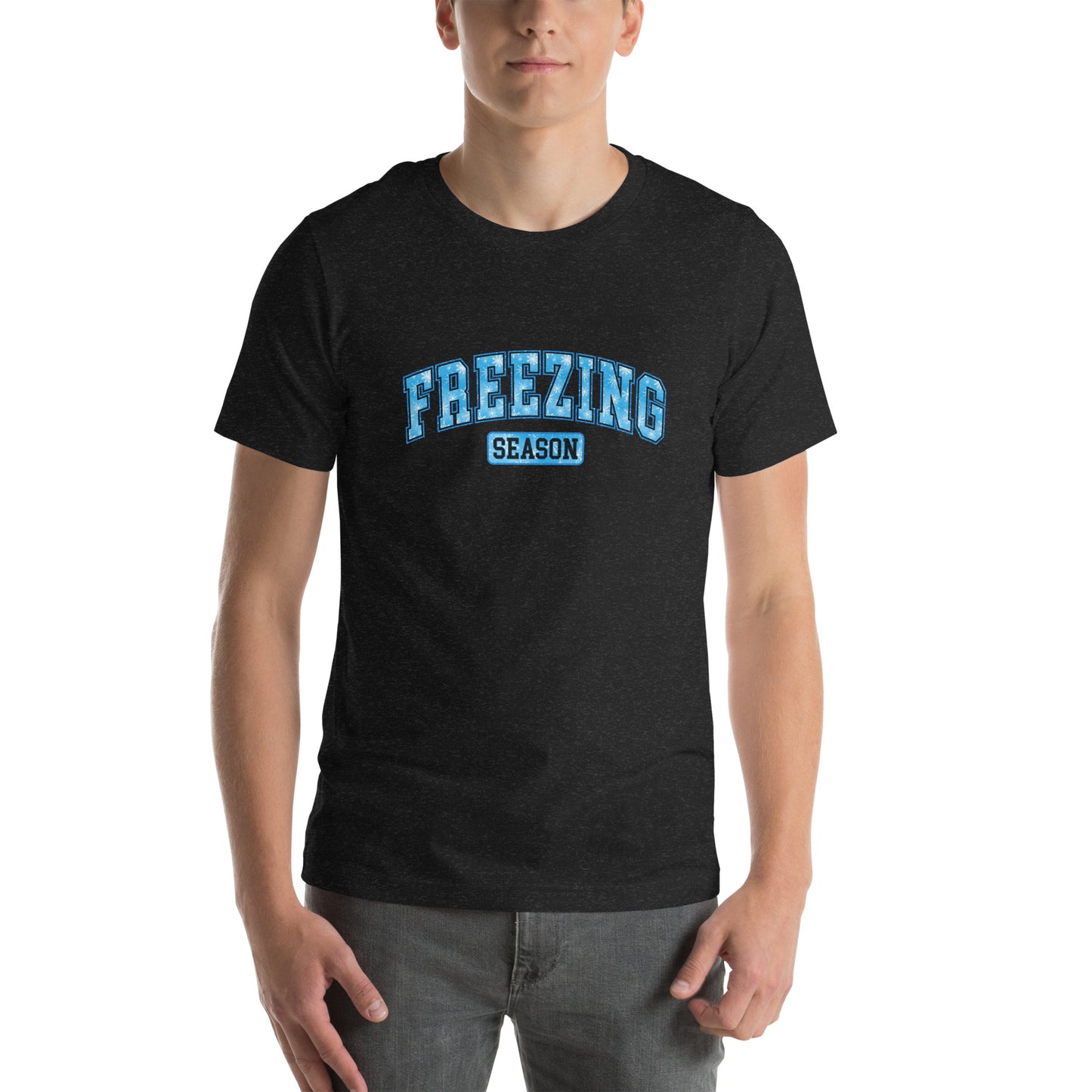 Freezing Season T-Shirt - Color: Black Heather