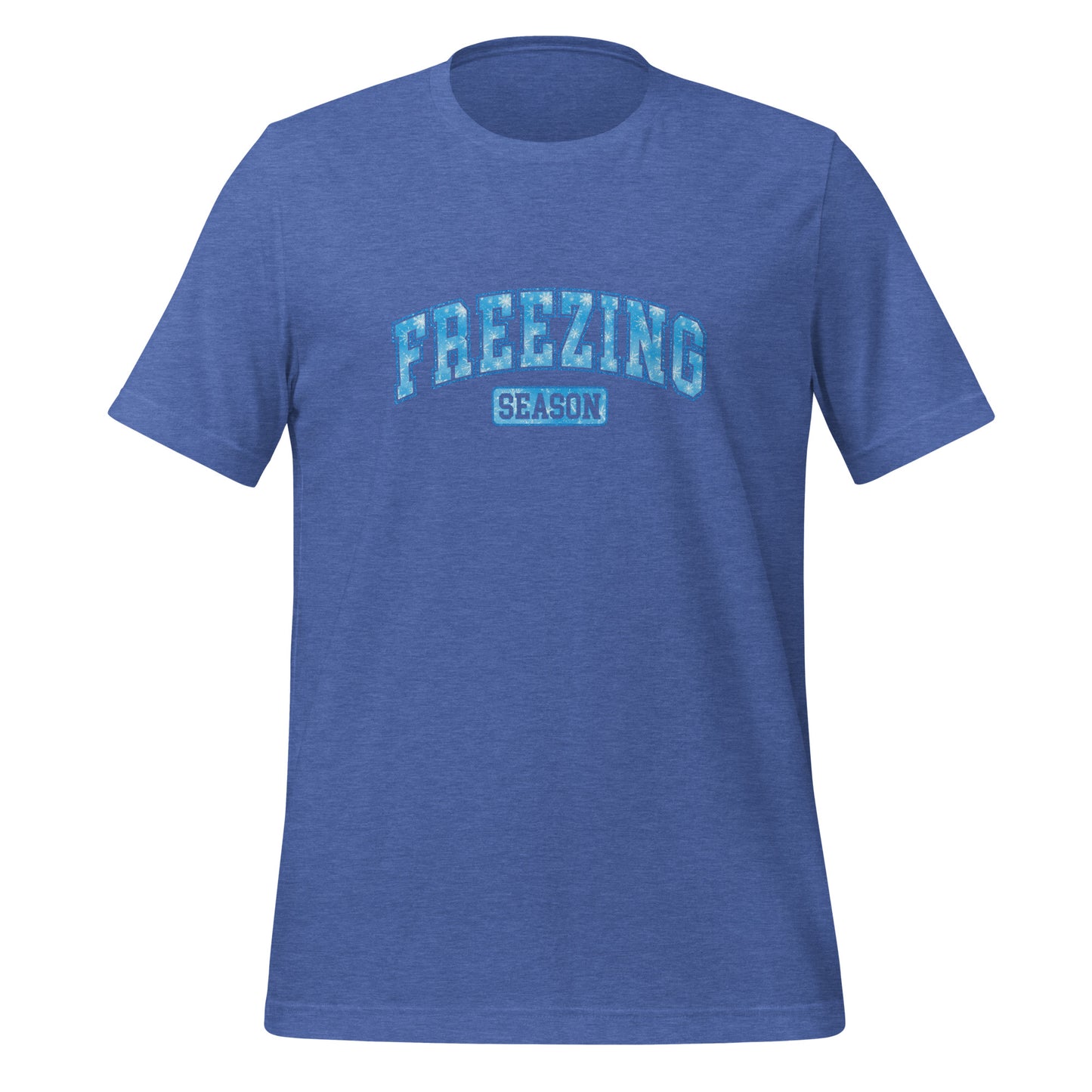 Freezing Season T-Shirt - Color: Heather True Royal