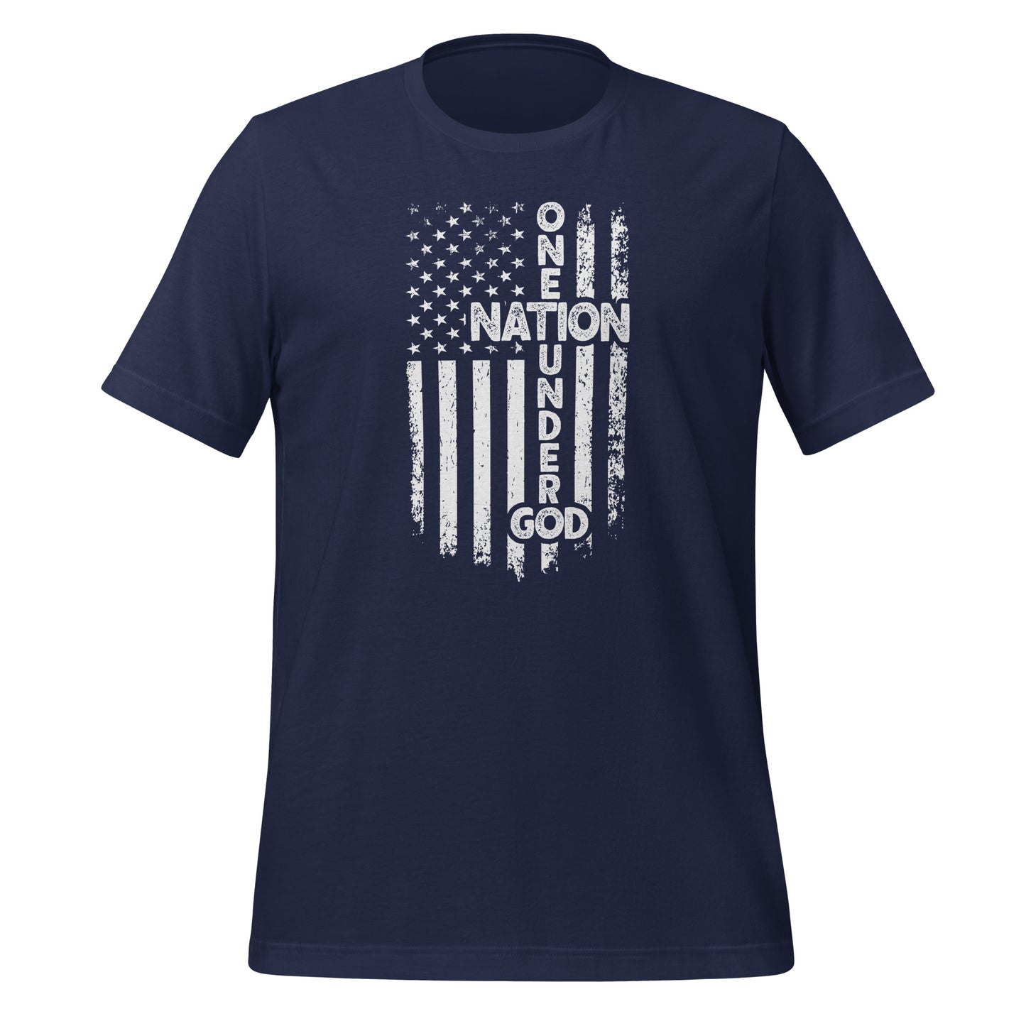 One Nation Under God T-Shirt - Color: Navy