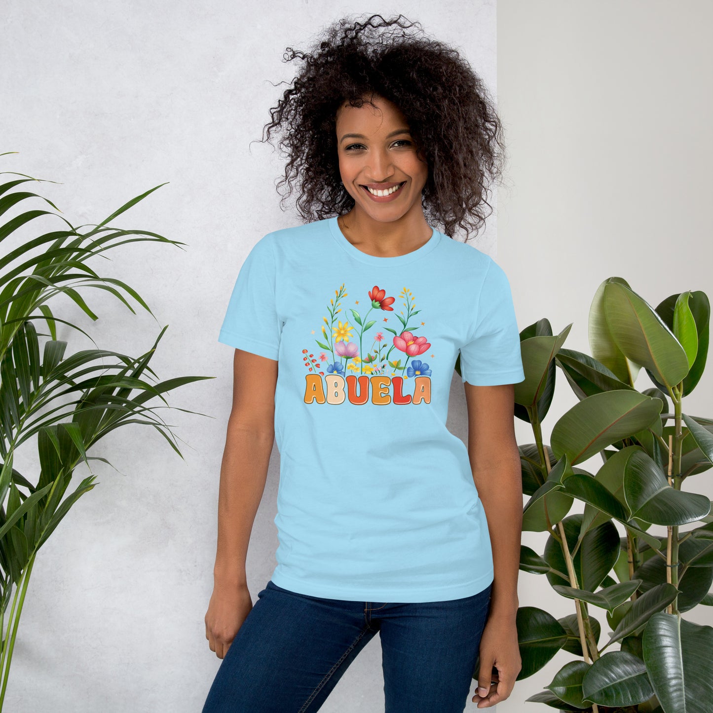 Abuela T-Shirt - Color: Ocean Blue