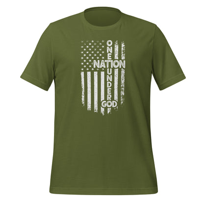 One Nation Under God T-Shirt - Color: Olive