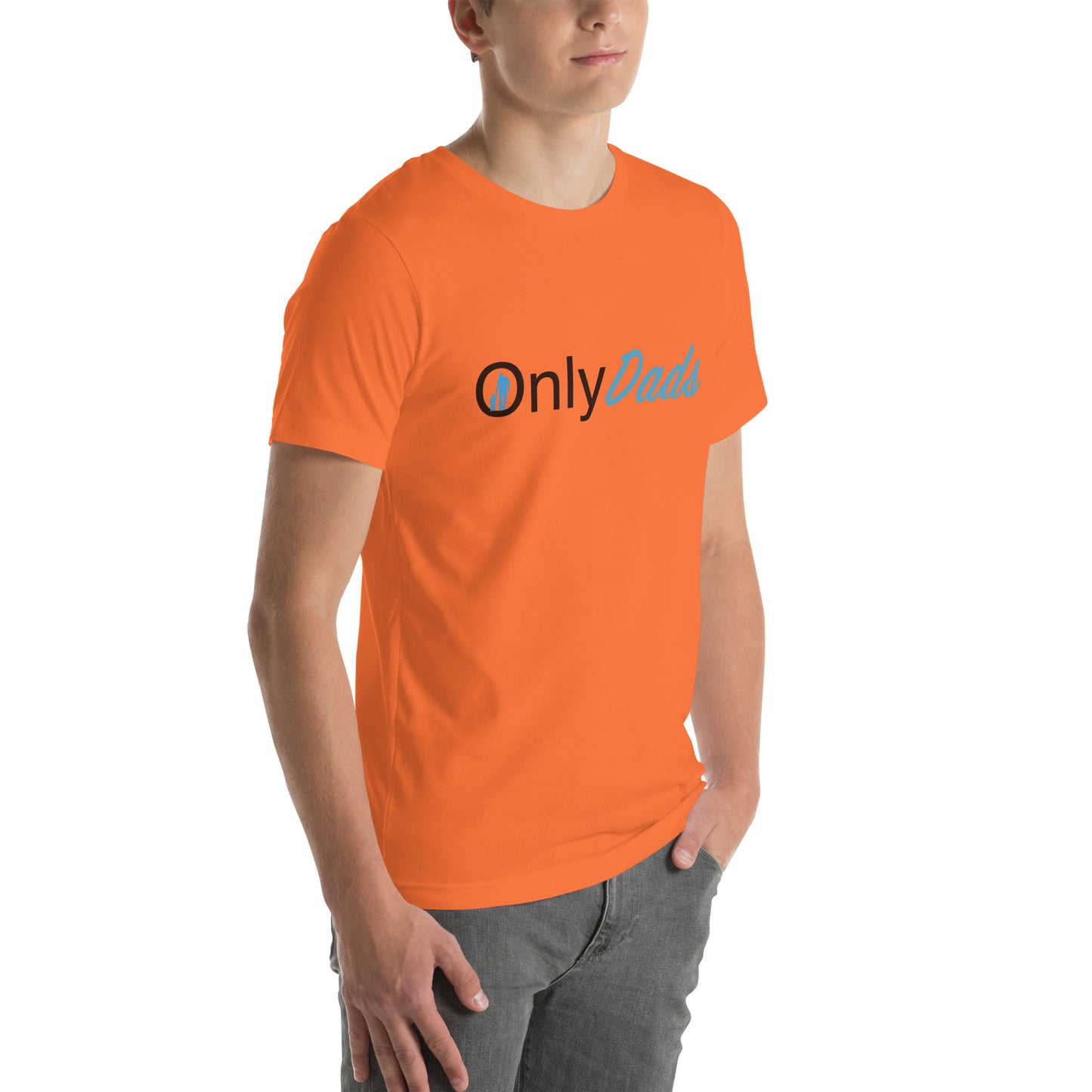 OnlyDads T-Shirt (Graphic Tee for Single Dads - Only Dads) - Color: Red