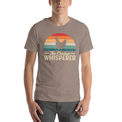 The Chicken Whisperer T-Shirt (Backyard Chickens) - Color: Pebble