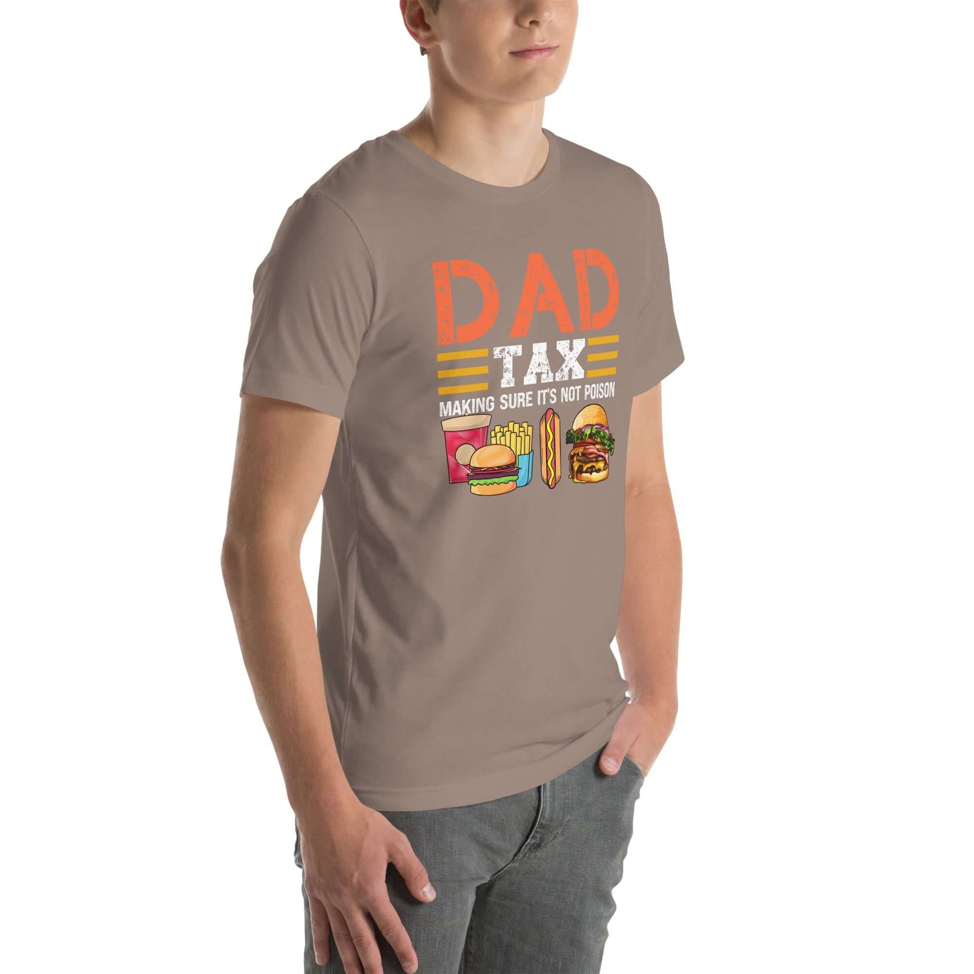 Dad Tax (Making Sure It's Not Poison) T-Shirt - Color: Black Heather