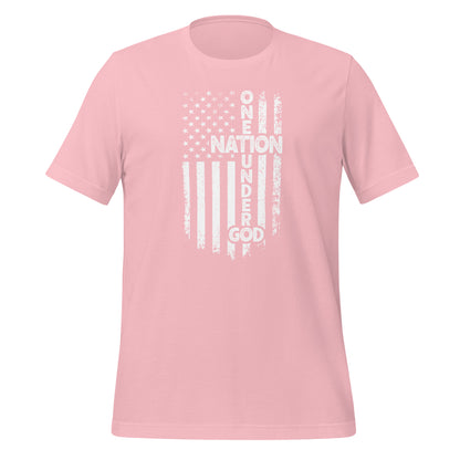 One Nation Under God T-Shirt - Color: Pink