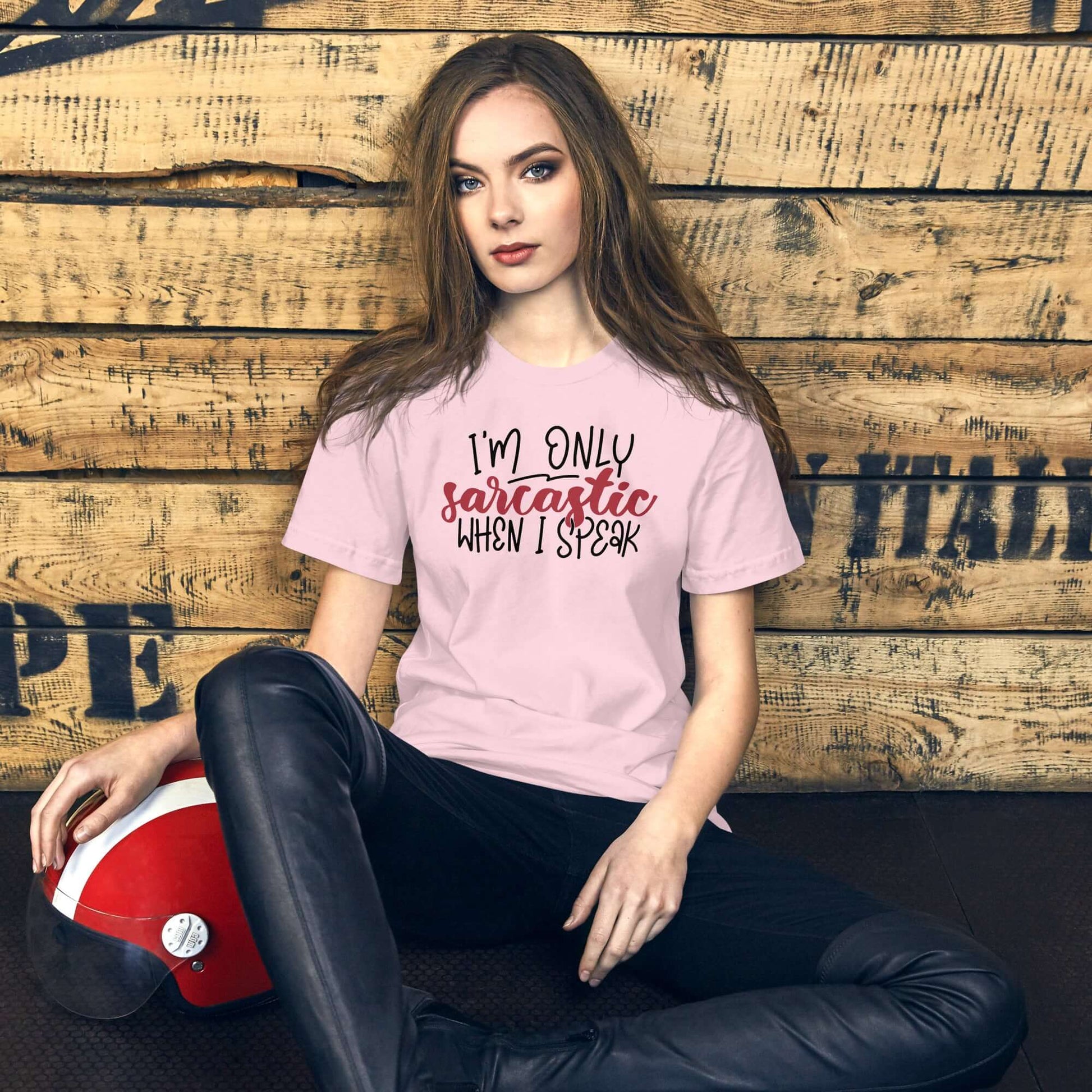 I’m Only Sarcastic When I Speak Tee – Funny Attitude Shirt Color: Kelly