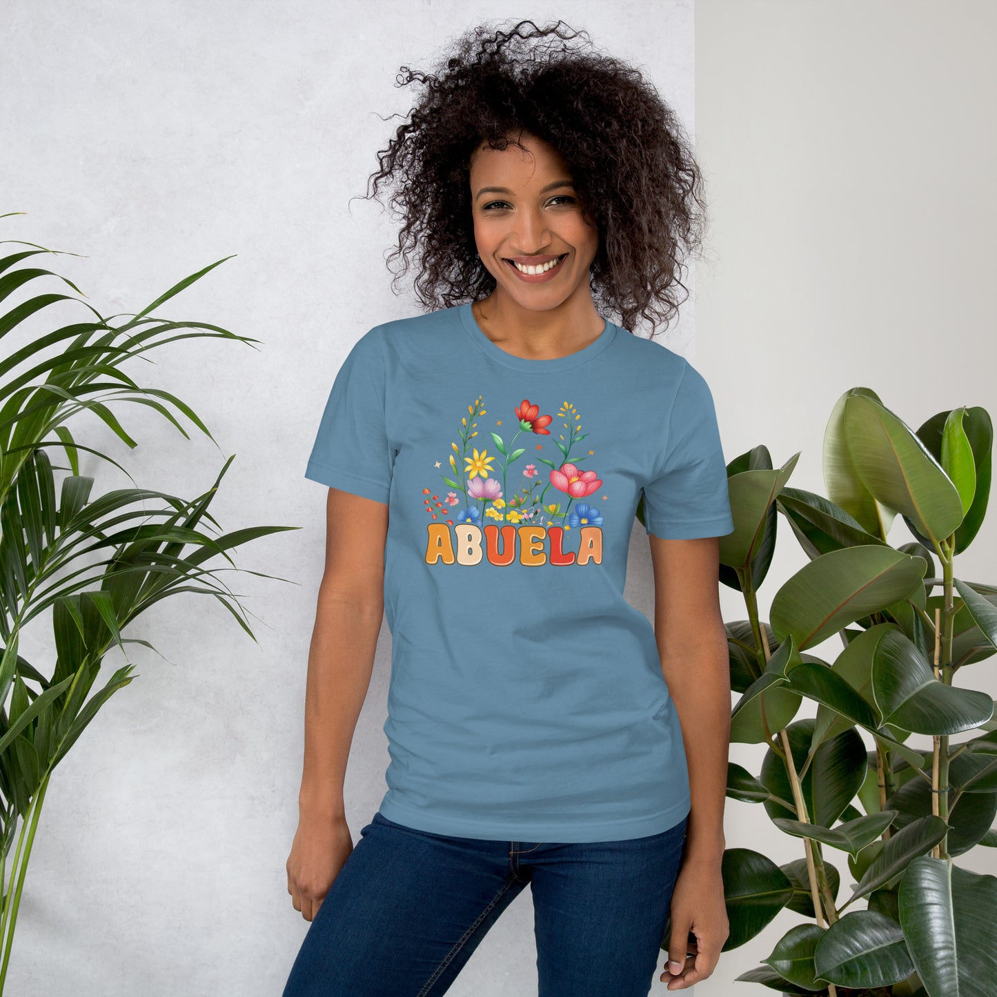 Abuela T-Shirt - Color: Steel Blue