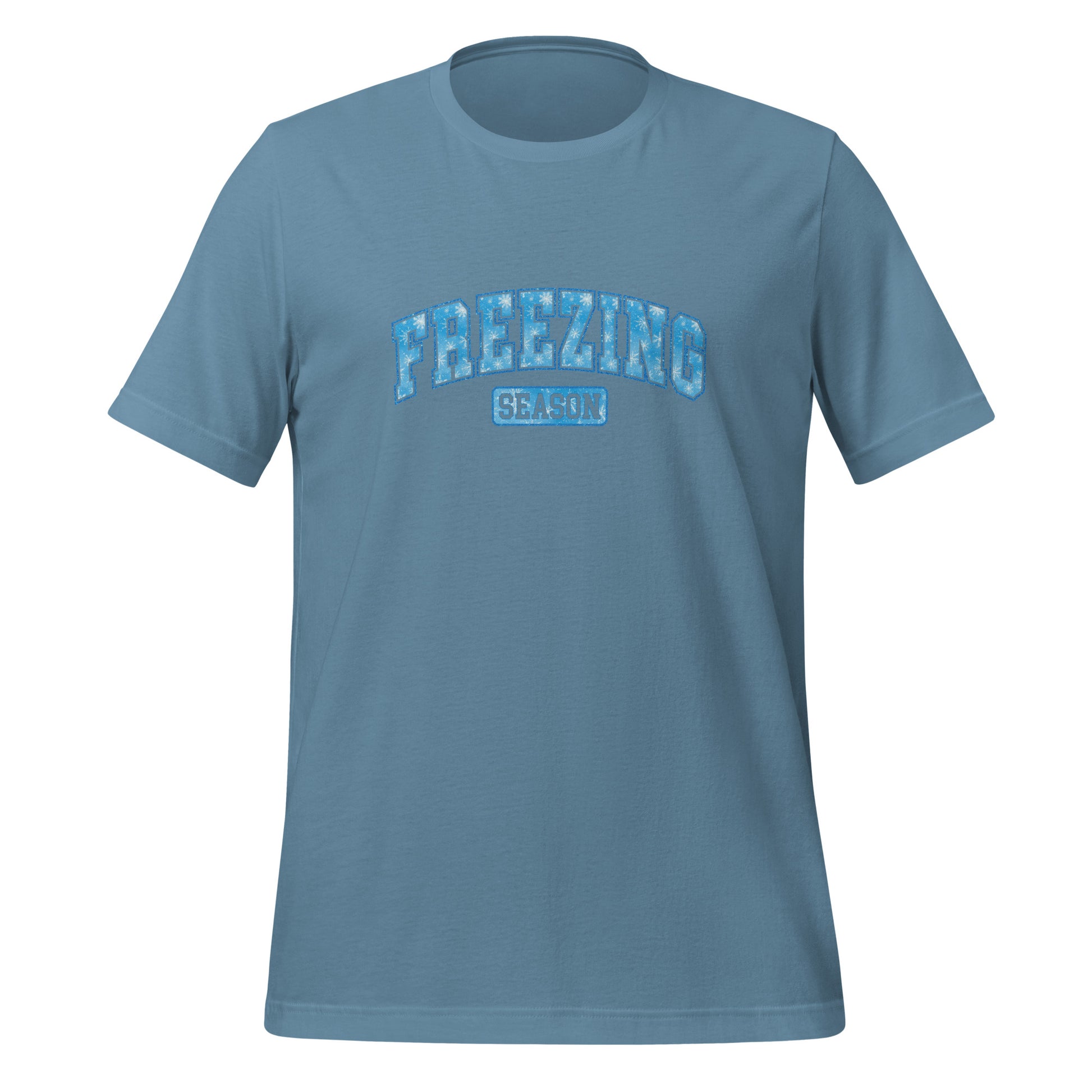 Freezing Season T-Shirt Color: Steel Blue