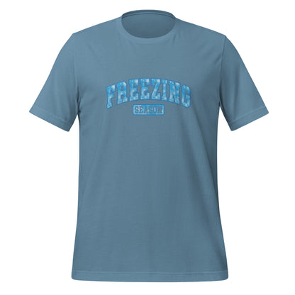 Freezing Season T-Shirt - Color: Steel Blue