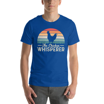 The Chicken Whisperer T-Shirt (Backyard Chickens) - Color: True Royal