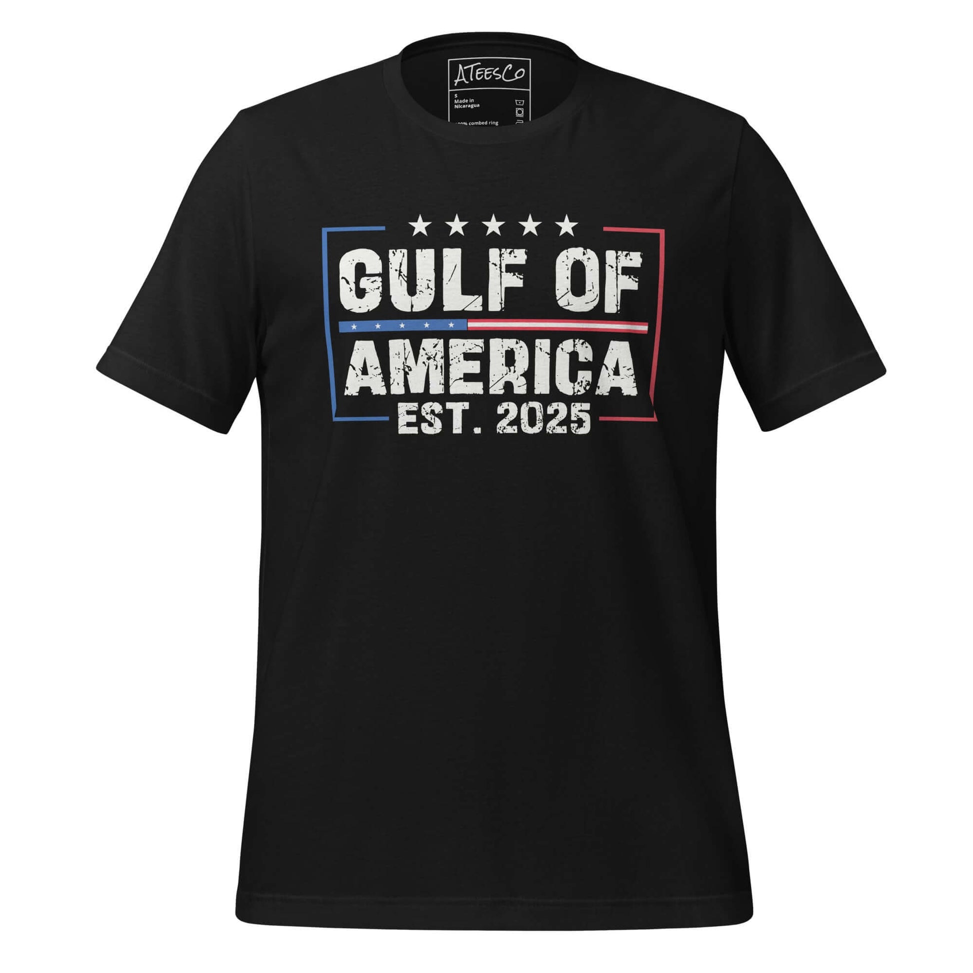 Gulf of America T-Shirt – Bold Patriotic Design with est. 2025 Color: Vintage Black