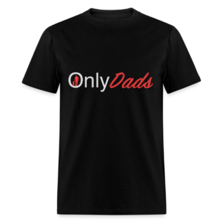 OnlyDads T-Shirt (White and Pink Letters)